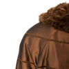 Secondhand Collection Privée Satin Coat with Fur - '90s