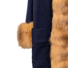 Secondhand Mario Borsato Wool Coat with Fur - '90s