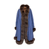 Secondhand Collection Privée Open Front Coat with Fur - '90s