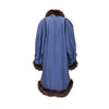 Secondhand Collection Privée Open Front Coat with Fur - '90s