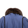 Secondhand Collection Privée Open Front Coat with Fur - '90s