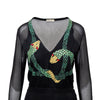 Secondhand Krizia Glitter Embellished Snake Dress - '70s