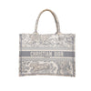 Secondhand Dior Toile de Jouy Canvas Medium Book Tote - '20s