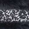 Secondhand Valentino Lace and Fur Scarf - '10s