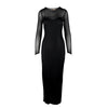 Secondhand Mugler Mesh Long Dress - '90s