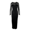 Secondhand Mugler Mesh Long Dress - '90s