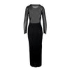 Secondhand Mugler Mesh Long Dress - '90s