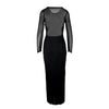 Secondhand Mugler Mesh Long Dress - '90s