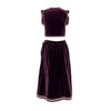 Secondhand Saint Laurent Russian Ballet Vest and Skirt Set - '70s