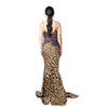 Secondhand Roberto Cavalli Animal Print Long Dress - '00s