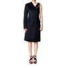Secondhand Jil Sander One Shoulder Wool Dress - '10s