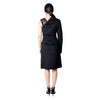 Secondhand Jil Sander One Shoulder Wool Dress - '10s