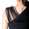 Secondhand Jil Sander One Shoulder Wool Dress - '10s