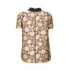 Secondhand Louis Vuitton Printed Top with Collar - '10s