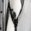Secondhand Collection Privée Sheer Bead Embellished Long Top - '90s