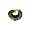 Secondhand Marina B Gold and Black metal Earrings - '80s