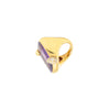 Secondhand Pomellato Ritratto Rose Gold Amethyst Ring - '10s