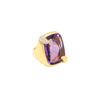 Secondhand Pomellato Ritratto Rose Gold Amethyst Ring - '10s