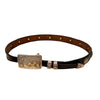 Secondhand Vogt Motorcycle Buckle Coin Belt - '80s
