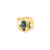 Secondhand Pomellato Ritratto London Blue Topaz Ring - '10s