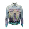 Secondhand Amiri Distressed 'Hollywood' Denim Jacket - '10s