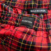 Secondhand Balenciaga Tartan Plaid Trousers - '10s