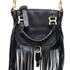 Secondhand Chloe Mini Marcie Fringe Leather Crossbody Bag - '10s