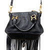 Secondhand Chloe Mini Marcie Fringe Leather Crossbody Bag - '10s
