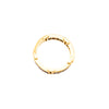 Secondhand Vintage 18K Yellow Gold Band Ring with Channel-Set Rubies - '80s