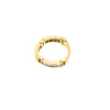 Secondhand Vintage 18K Yellow Gold Ring with Channel-Set Diamonds - '80s