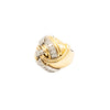 Secondhand Vintage 18K Yellow Gold & Diamond Knot Ring – '40s