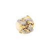 Secondhand Vintage 18K Yellow Gold & Diamond Knot Ring – '40s