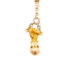 Secondhand Antique 19th-Century Figa Charm Pendant in 18K Gold