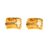 Secondhand Hermès Printed Enamel Clip On Earrings - '10s