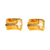 Secondhand Hermès Printed Enamel Clip On Earrings - '10s