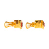 Secondhand Hermès Printed Enamel Clip On Earrings - '10s