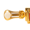 Secondhand Hermès Printed Enamel Clip On Earrings - '10s