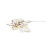Secondhand Vintage Bird & Leaf Brooch with Faux Pearls and Rhinestones - '50s