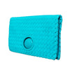Secondhand Bottega Veneta Intrecciato Turn-Lock Clutch - '10s