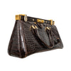 Secondhand Vintage Crocodile Leather Handbag - '90s
