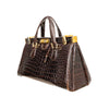 Secondhand Vintage Crocodile Leather Handbag - '90s