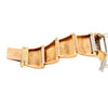 Secondhand Retro 18k Gold Bracelet with Aquamarine and Diamonds – '40s