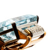 Secondhand Retro 18k Gold Bracelet with Aquamarine and Diamonds – '40s