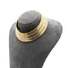 Secondhand Bulgari Tri-Color 18k Gold Tubogas Necklace - '80s