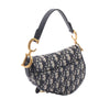 Dior Mini Oblique Canvas Saddle Bag Secondhand