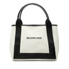 Balenciaga Canvas Navy Cabas Tote S Secondhand