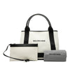 Balenciaga Canvas Navy Cabas Tote S Secondhand