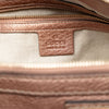 Gucci Metallic Pebbled Calfskin Bella Satchel Secondhand