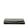 Chanel CC Lambskin Stitched Flap Long Wallet Secondhand
