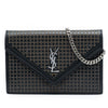 Saint Laurent Studded Leather Monogram Le Sept Chain Bag Secondhand